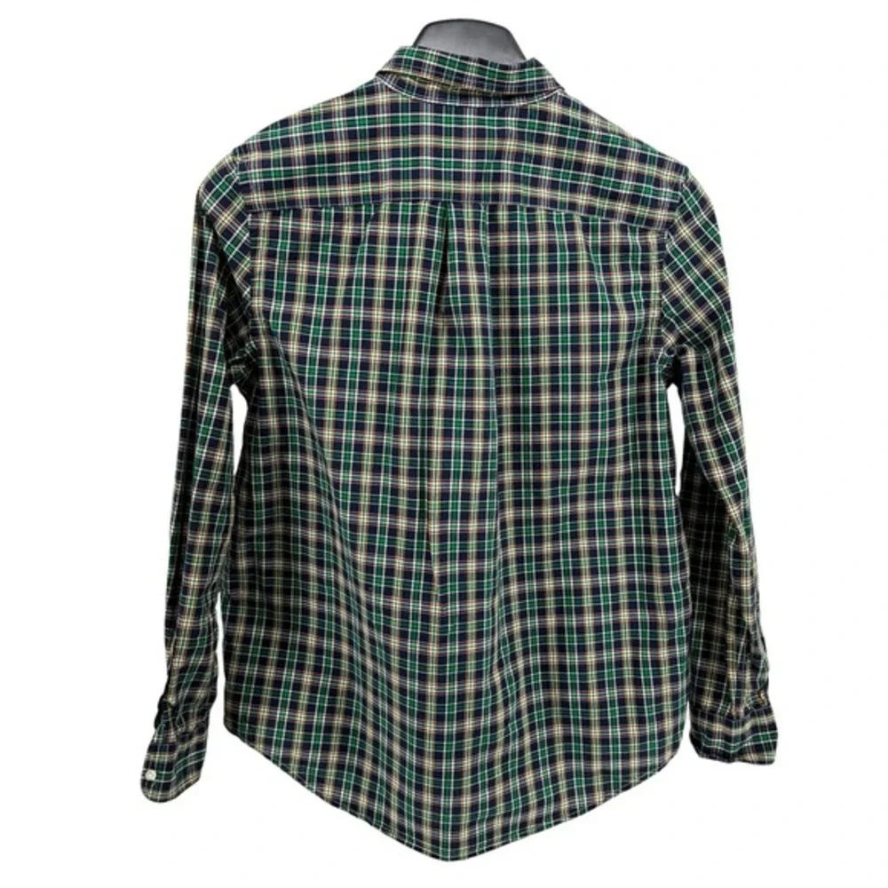Ralph Lauren Boys XL (18-20) Pre-Owned‎ Plaid Natural Stretch Button Down Shirt